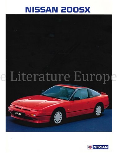 1990 NISSAN 200SX PROSPEKT DEUTSCH