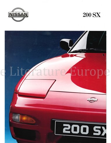 1992 NISSAN 200SX PROSPEKT DEUTSCH