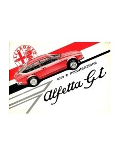 1974 ALFA ROMEO ALFETTA GT INSTRUCTIEBOEKJE ITALIAANS