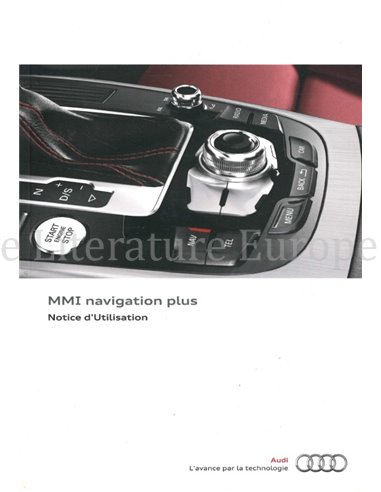 2012 AUDI OWNERS MANUAL MMI NAVIGATION FRENCH