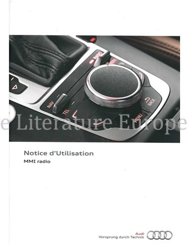 2014 AUDI MMI RADIO INSTRUCTIEBOEKJE FRANS