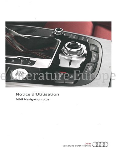 2013 AUDI MMI NAVIGATION OWNERS MANUAL FRENCH