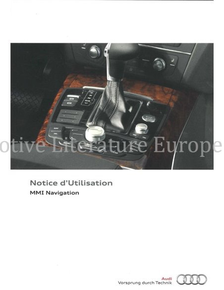 2014 AUDI MMI NAVIGATION OWNERS MANUAL FRENCH