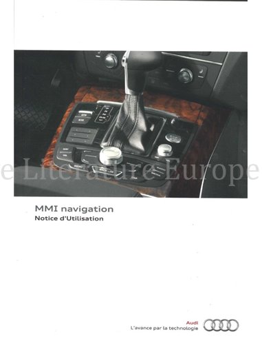 2011 AUDI MMI NAVIGATION OWNERS MANUAL FRENCH