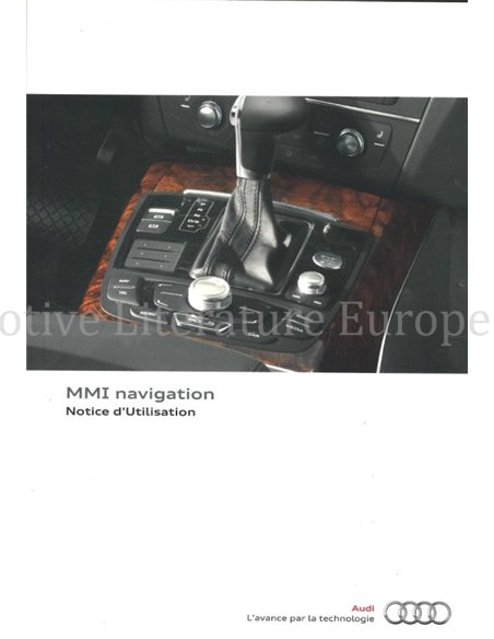 2011 AUDI MMI NAVIGATION OWNERS MANUAL FRENCH