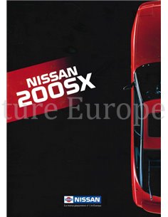 1991 NISSAN 200SX PROSPEKT ITALIENISCH