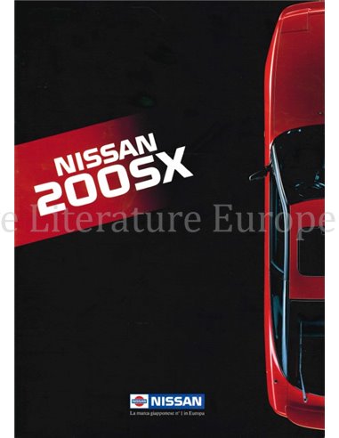 1991 NISSAN 200SX BROCHURE ITALIAN