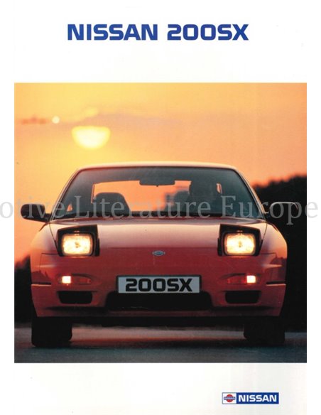 1991 NISSAN 200SX BROCHURE GERMAN