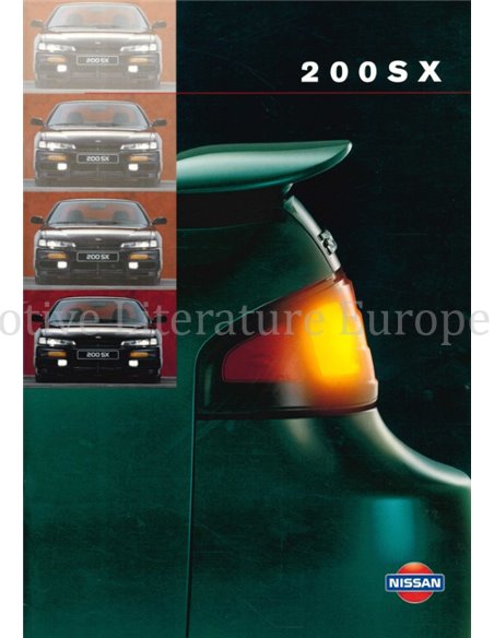 1998 NISSAN 200SX BROCHURE ENGLISH