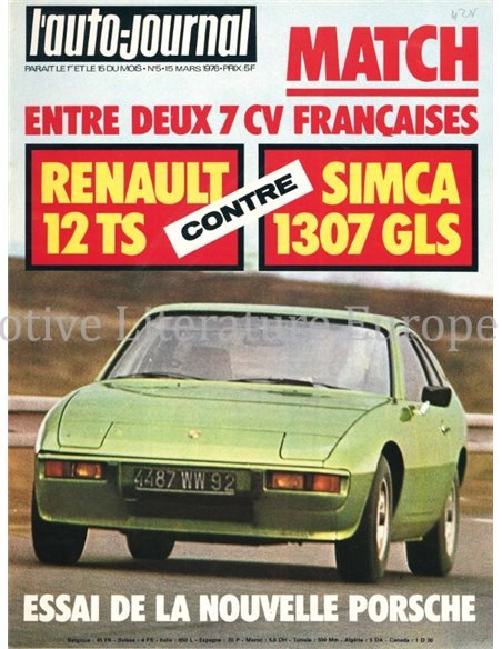 1976 L'AUTO-JOURNAL MAGAZIN 05 FRANZÖSISCH