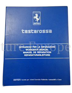 1984 FERRARI TESTAROSSA WERKPLAATSHANDBOEK 330/84
