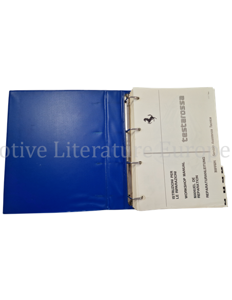 1984 FERRARI TESTAROSSA WERKSTATTHANDBUCH 330/84