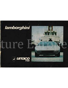 1970 LAMBORGHINI URRACO P250 OWNERS MANUAL
