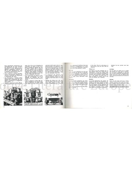 1970 LAMBORGHINI URRACO P250 OWNERS MANUAL