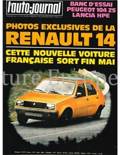 1976 L'AUTO-JOURNAL MAGAZINE 01 FRENCH