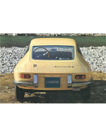 1969 LANCIA FULVIA SPORT 1.3S BROCHURE 