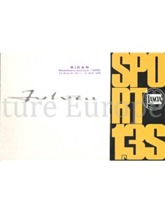 1969 LANCIA FULVIA SPORT 1.3S BROCHURE 