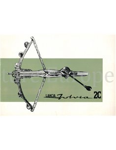 1965 LANCIA FULVIA 2C BROCHURE ENGLISH