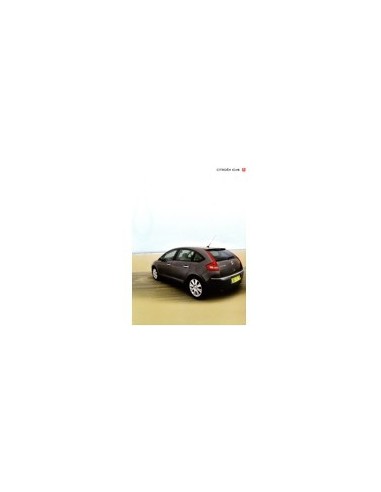 2009 CITROEN C4 BROCHURE THAILAND