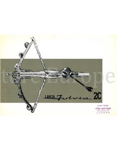 1964 LANCIA FULVIA 2C PROSPEKT DEUTSCH