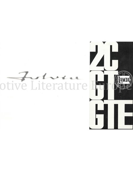 1969 LANCIA FULVIA 2C | GT | GTE BROCHURE 
