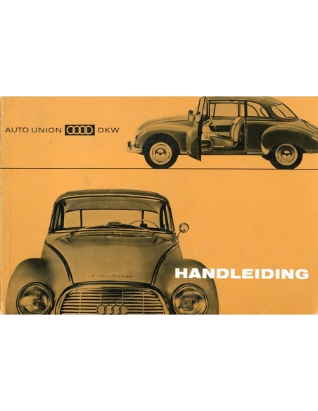 1961 DKW 1000 INSTRUCTIEBOEKJE NEDERLANDS