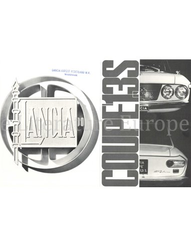 1969 LANCIA FULVIA COUPÉ 1.3S PROSPEKT 