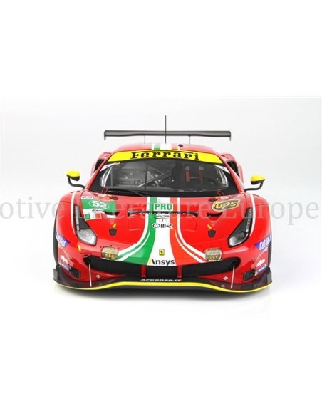 2021 FERRARI 488 GTE LM TEAM AF CORSE LE MANS BBR MODELCAR (X/68)