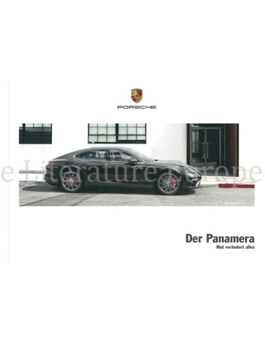 2018 PORSCHE PANAMERA HARDCOVER BROCHURE DUITS
