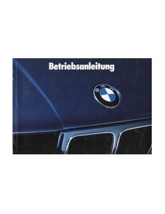 1988 BMW 5 SERIE INSTRUCTIEBOEKJE DUITS