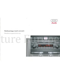 2004 AUDI CONCERT OWNERS MANUAL GERMAN
