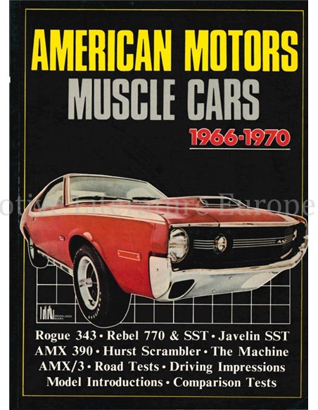 AMERICAN MOTORS MUSCLE CARS 1966 - 1970 (BROOKLANDS)