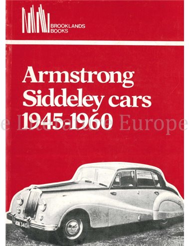 ARMSTONG SIDDELEY CARS 1945 - 1960 (BROOKLANDS)