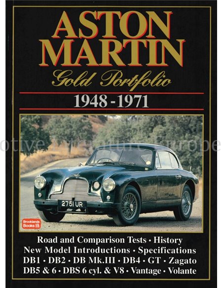 ASTON MARTIN GOLD PORTFOLIO 1948-1971