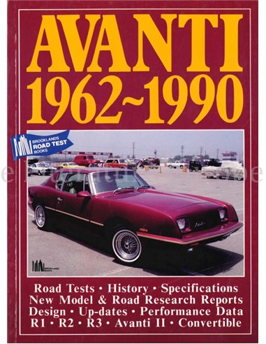AVANTI 1962 - 1990 (BROOKLANDS)