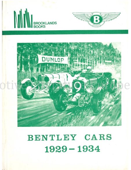 BENTLEY CARS 1929 - 1934  (BROOKLANDS)