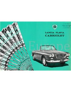1962 LANCIA FLAVIA CABRIOLET DATENBLATT DEUTSCH