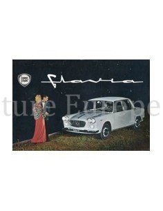 1961 LANCIA FLAVIA BERLINA BROCHURE ENGLISCH