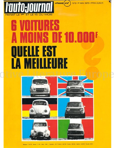 1973 L'AUTO-JOURNAL MAGAZINE 08 FRANS