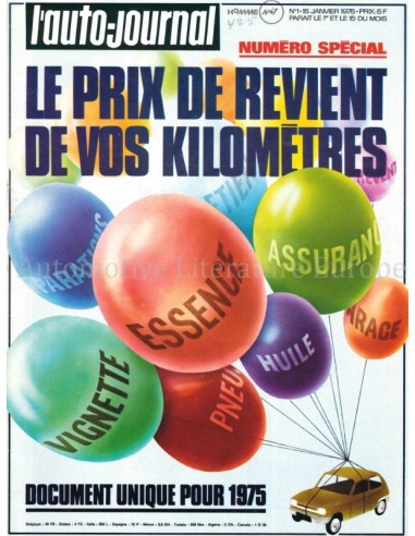 1975 L'AUTO-JOURNAL MAGAZINE 02 FRENCH