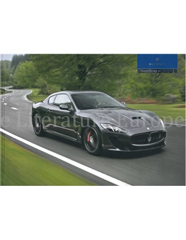 2014 MASERATI GRANTURISMO MC STRADALE HARDBACK BROCHURE ENGLISH