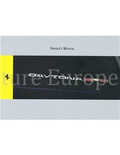 2022 FERRARI DAYTONA SP3 BETRIEBSANLEITUNG ENGLISCH