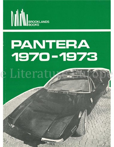 PANTERA (DE TOMASO) 1970-1973 ( BROOKLANDS)