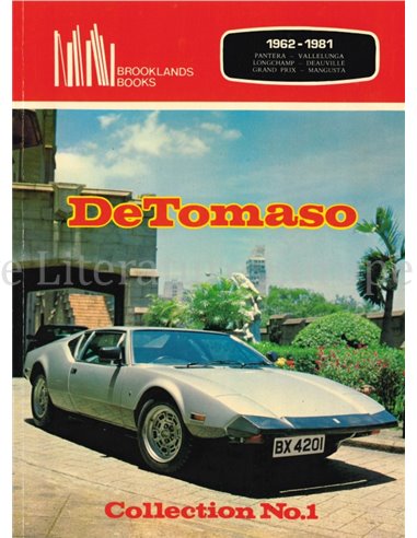 DE TOMASO 1962-1981 ( BROOKLANDS, COLLECTION No.1))