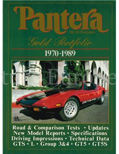PANTERA BY DE TOMASO GOLD PORTFOLIO 1970 - 1989 (BROOKLANDS)