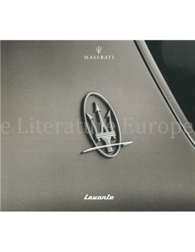 2018 MASERATI LEVANTE PROSPEKT ENGLISCH 