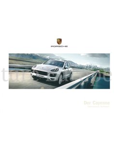 2018 PORSCHE CAYENNE HARDBACK BROCHURE GERMAN
