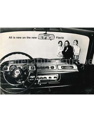 1967 LANCIA FLAVIA SEDAN BROCHURE ENGELS
