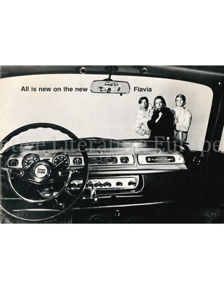 1967 LANCIA FLAVIA SALOON BROCHURE ENGLISH
