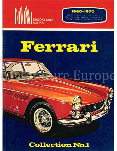 FERRARI CARS 1960-1970 ( BROOKLANDS, COLLECTION No.1)
